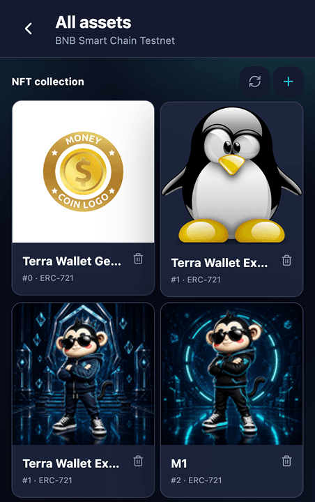 Nora Wallet application screen 3